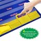 Calendar and Weather Pocket Chart with 148 Cards 108 Illustrated Activity Cards 40 Dry Erasable Flash Cards and 3 Hooks 28 x 35.5 Inches